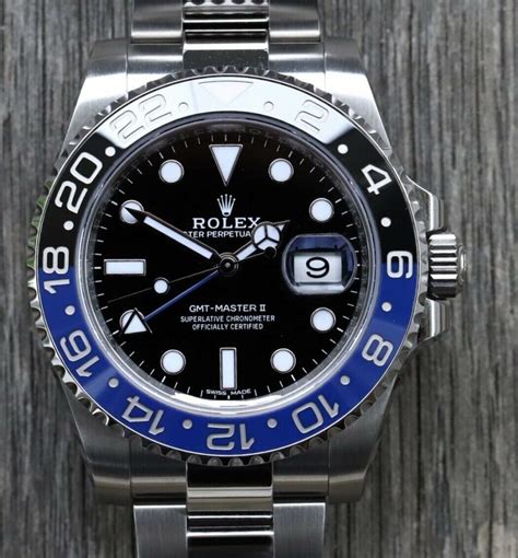 rolex gmt master 2 batman 2014|Rolex Batman price uk.